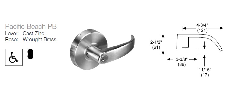 Accentra PB Pacific Beach Lever Design