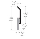 Pemko 315DN Neoprene Sill Sweep - Dark Bronze