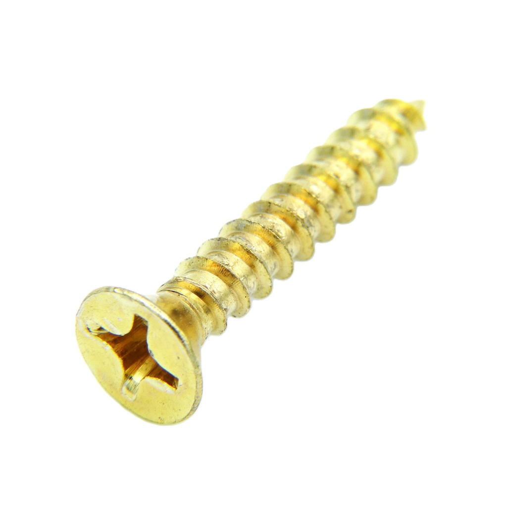 Hager 1-810-5824 Hinge Screws, Wood #12 x 1-1/4 FPHW US3-pkg12