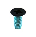 Hager 1-800-7725 Hinge Screws, Machine 12-24 x 1/2" FPHM L1 Black-pkg12