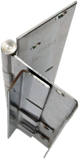 ABH A505-83-1/8" x US32D Pin and Barrel Hinge with Edge Guard - Stainless Steel