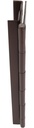 ABH A505-83-1/8" x US32D Pin and Barrel Hinge with Edge Guard - Stainless Steel