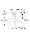 ABH A111HD-83" Continuous Full Mortise Hinge