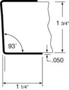 Rockwood 306B Door Edging US32D
