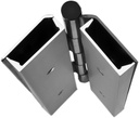 ABH A502 83-1/8" x US32D Pin and Barrel Full Surface Hinge - Stainless Steel