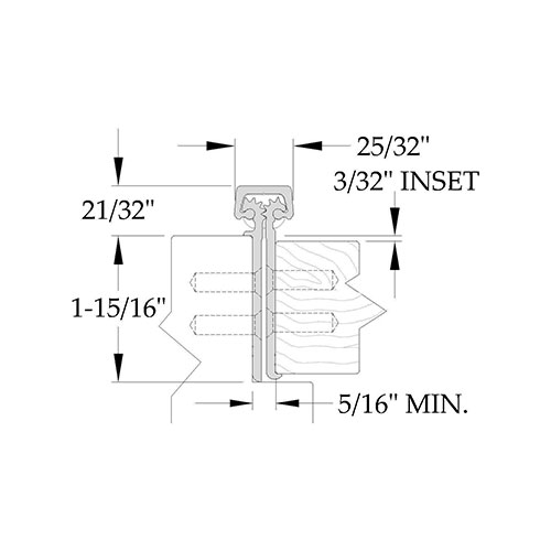 ABH A240HD-83" Continuous Full Mortise Hinge