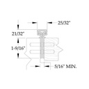 ABH A110HD-83" Continuous Full Mortise Hinge