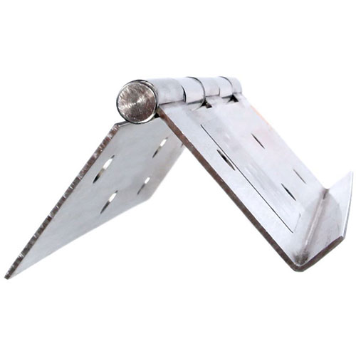 ABH A515 83-1/8" x US32D Pin and Barrel Hinge with Edge Guard - Stainless Steel