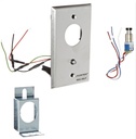 Securitron MKA Mortise Key Switch, Alternate SPDT Single Gang with LED Indicator less Cylinder 