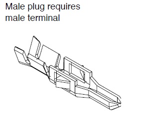 McKinney QC-MT2024 ElectroLynx Quick Connect Male Terminal AWG 20-24-Bag of 100