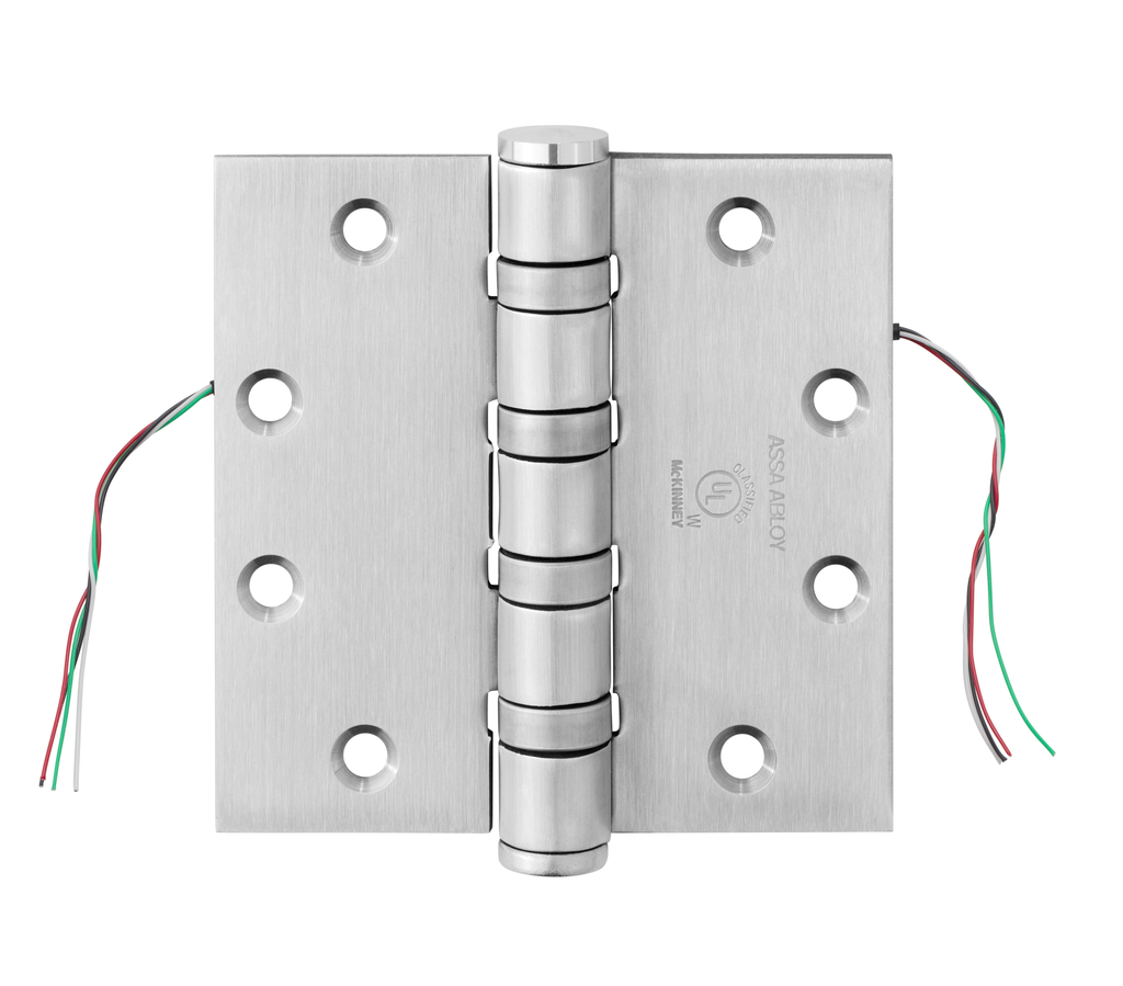 McKinney T4A3786 CC4 4.5" x 4.5" 626 Heavy Weight Ball Bearing 4 Wire Electric Hinge