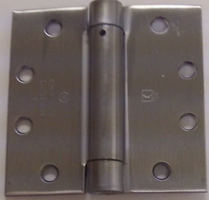 Hager 1150 4.5" x 4.5" Stainless Steel Spring Hinge