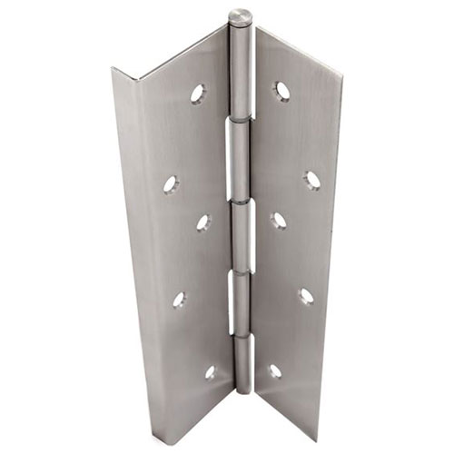 ABH A515 83-1/8" x US32D Pin and Barrel Hinge with Edge Guard - Stainless Steel