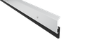 Pemko 315CN Sill Sweep with Black Neoprene Insert - Aluminum Finish