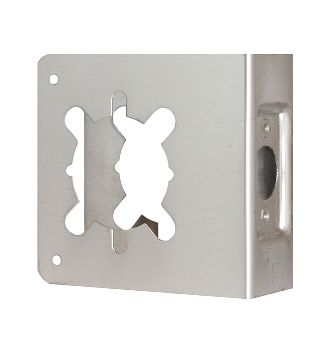 Don-Jo 81-2-CW Stainless Steel Wrap-Around Plate 