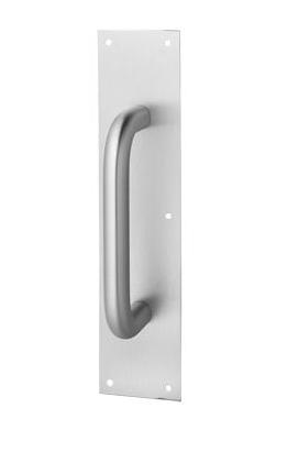 Rockwood 110 x 70C Pull Plate – 4″ x 16″ w/ 1″ Round Pull 8″ CTC