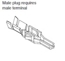 McKinney QC-MT2024 ElectroLynx Quick Connect Male Terminal AWG 20-24-Bag of 100