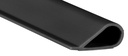 Pemko S88BL Black Adhesive-Backed Fire/Smoke Silicone Seal Perimeter Gasketing 
