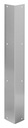 Rockwood 295 Corner Guard - 3" x 3" - Square Corner, Stainless Steel 