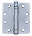 Hager RCBB1279 NRP 4.5" x 4" US26D Ball Bearing Hinge with 1/4" Radius Corner