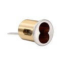 Accentra 1212 LFIC 6 Pin Rim Cylinder Housing, Less Core - Yale 
