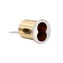Accentra 1212B LFIC 7 Pin Rim Cylinder Housing, Less Core - Yale